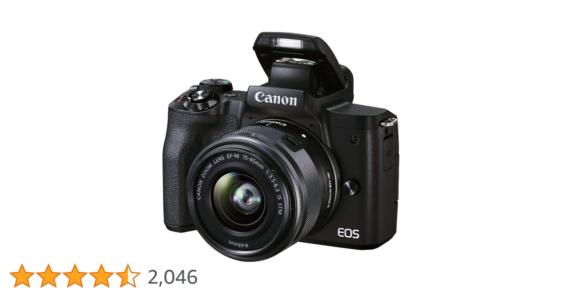 Buy Canon EOS M50 Mark II + EF-M 15-45mm is STM Kit Black Online