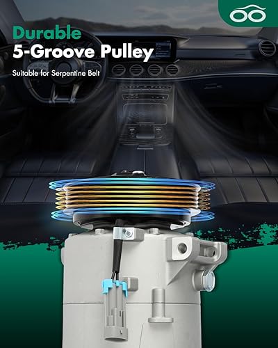 Miniatura 1050 de SCITOO CO 10739C - Compresor de CA compatible con Honda Element 2.4L 2003 2004 2005 2006 2007 2008 2009 2010 2011