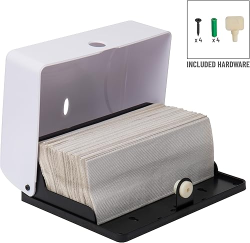 Miniatura 4 de Mind Reader dispensador de toallas de papel multiplegable., Blanco