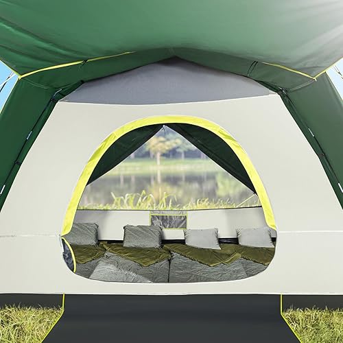 Miniatura 6 de CAMEL CROWN Tiendas para acampar 4 personas tienda impermeable fácil configuración mochilero carpas con alfombras de piso tienda familiar para