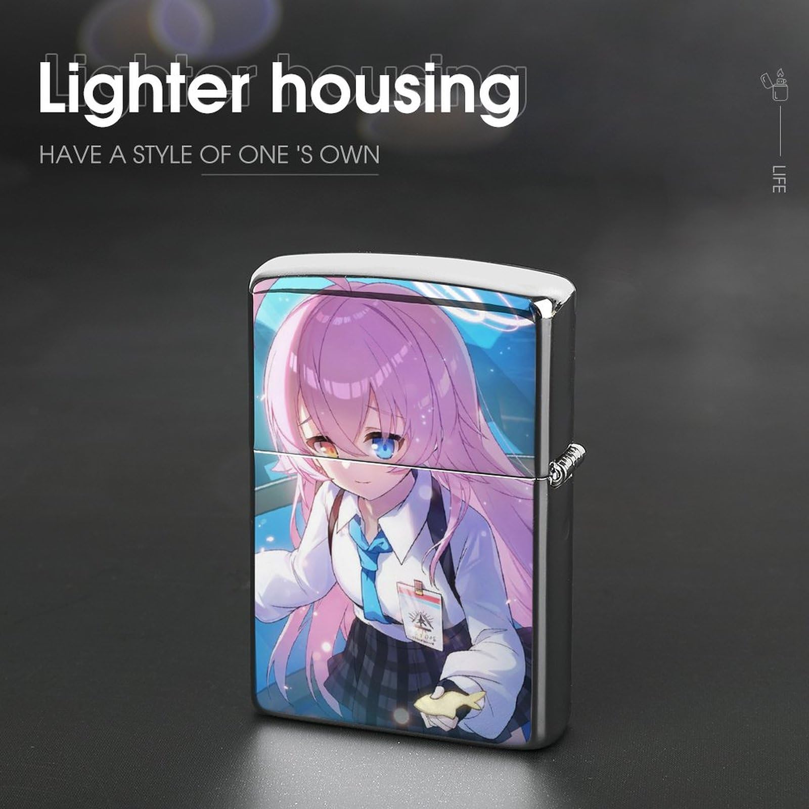 Amazon.co.jp: ライターケース ブルアカ 小鳥遊ホシノ ジッポライター