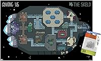 Vista 1 de Among Us - Póster de pared Skeld Map con pasadores