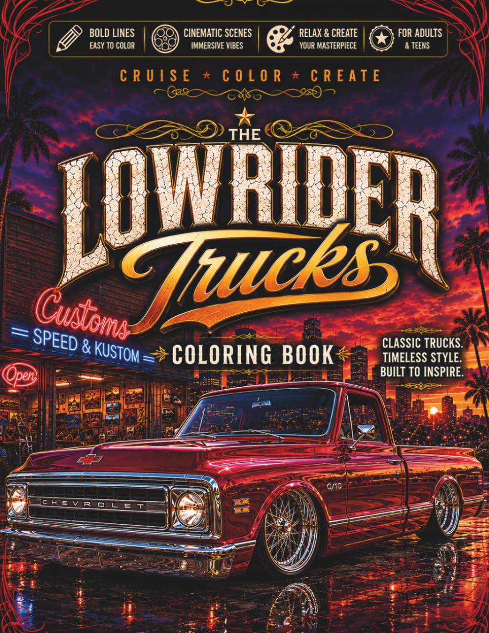 The Lowrider Truck Coloring Book.