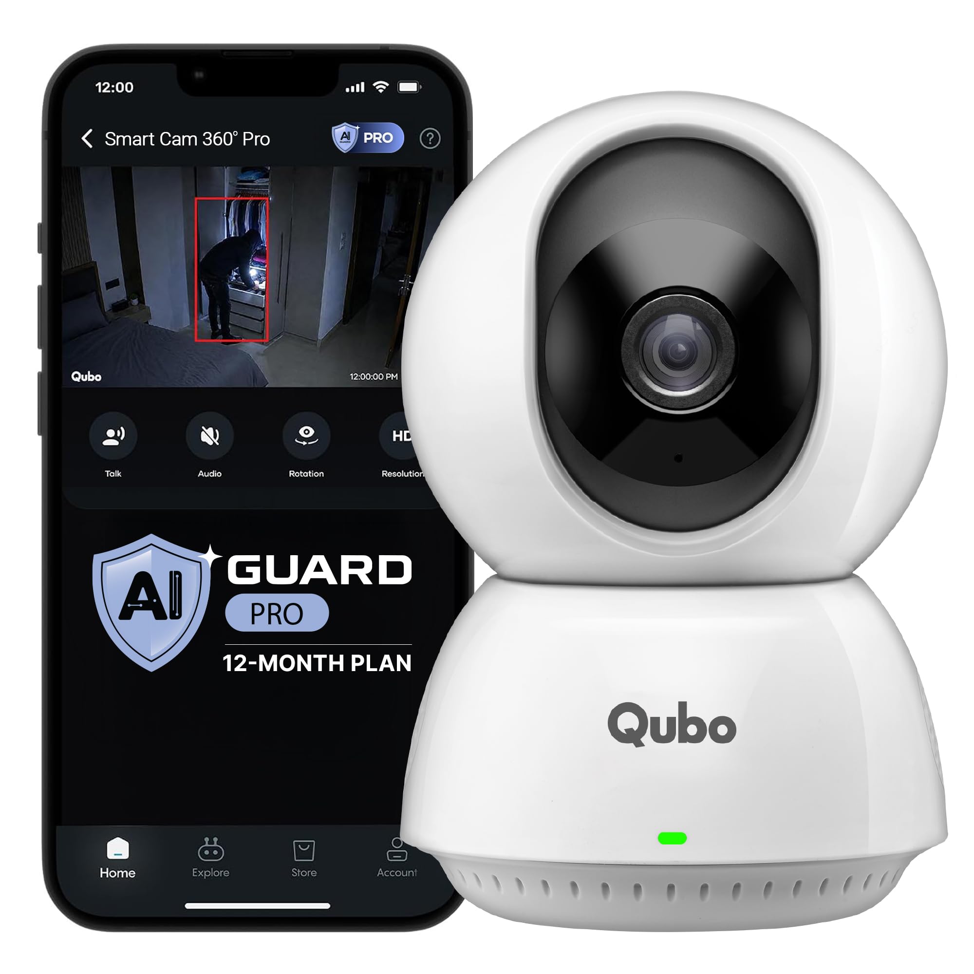 Qubo 4MP + 12 Months Subscription-image-20