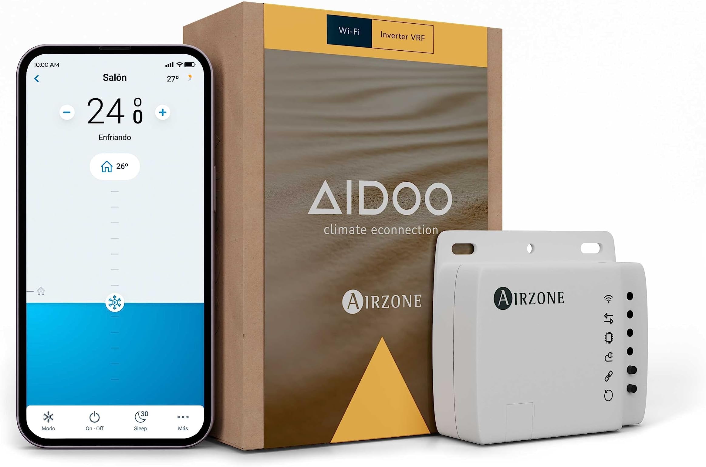 AIRZONE – Aidoo WiFi Control for Air Conditioning – Compatible with DAIKIN ALTHERMA AZAI6WSCDA2 – Remote AC Control and App Scheduling – Works with Google Home and Alexa