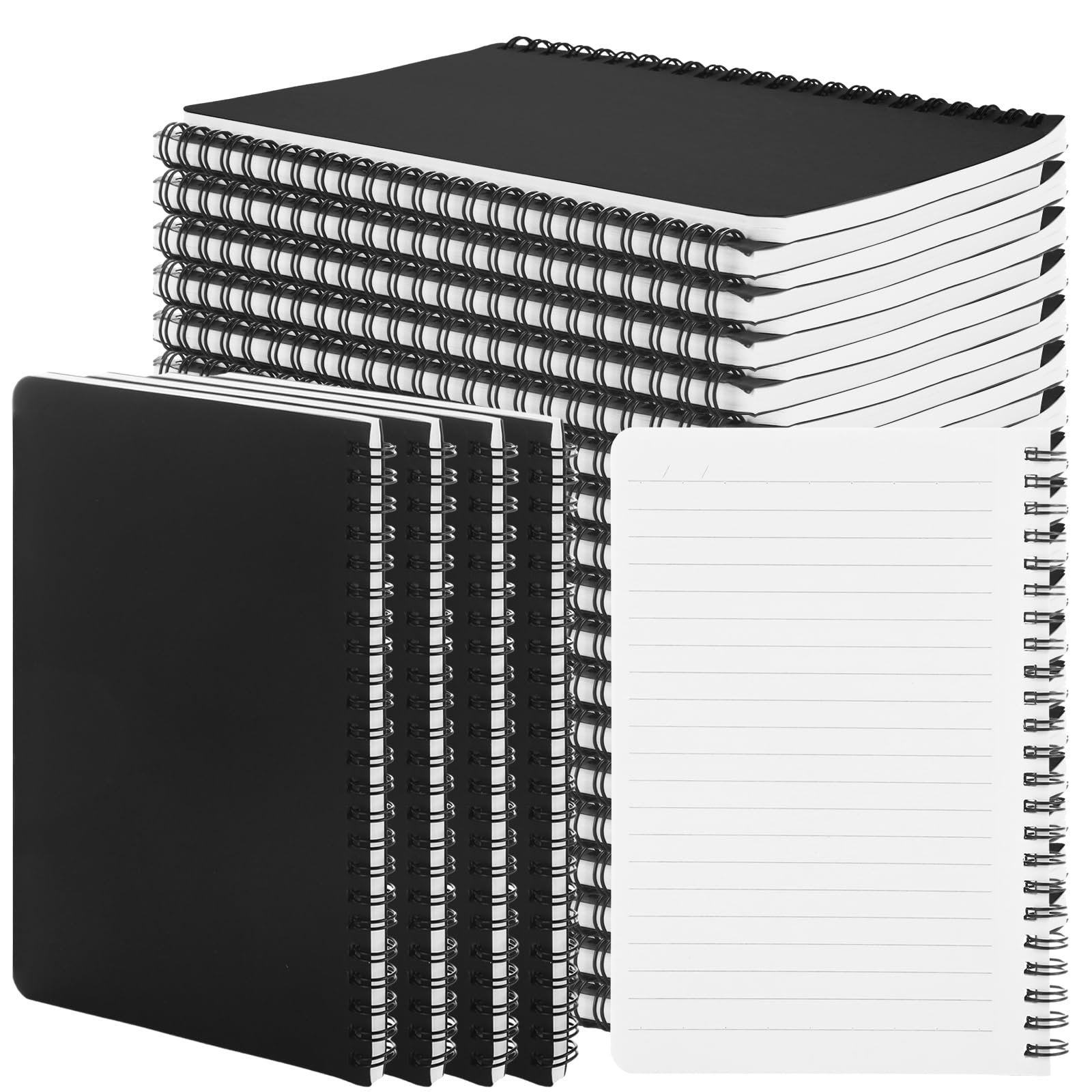 Notebook journal ligné hardcover avec spirale pour projets professionnels - 8
