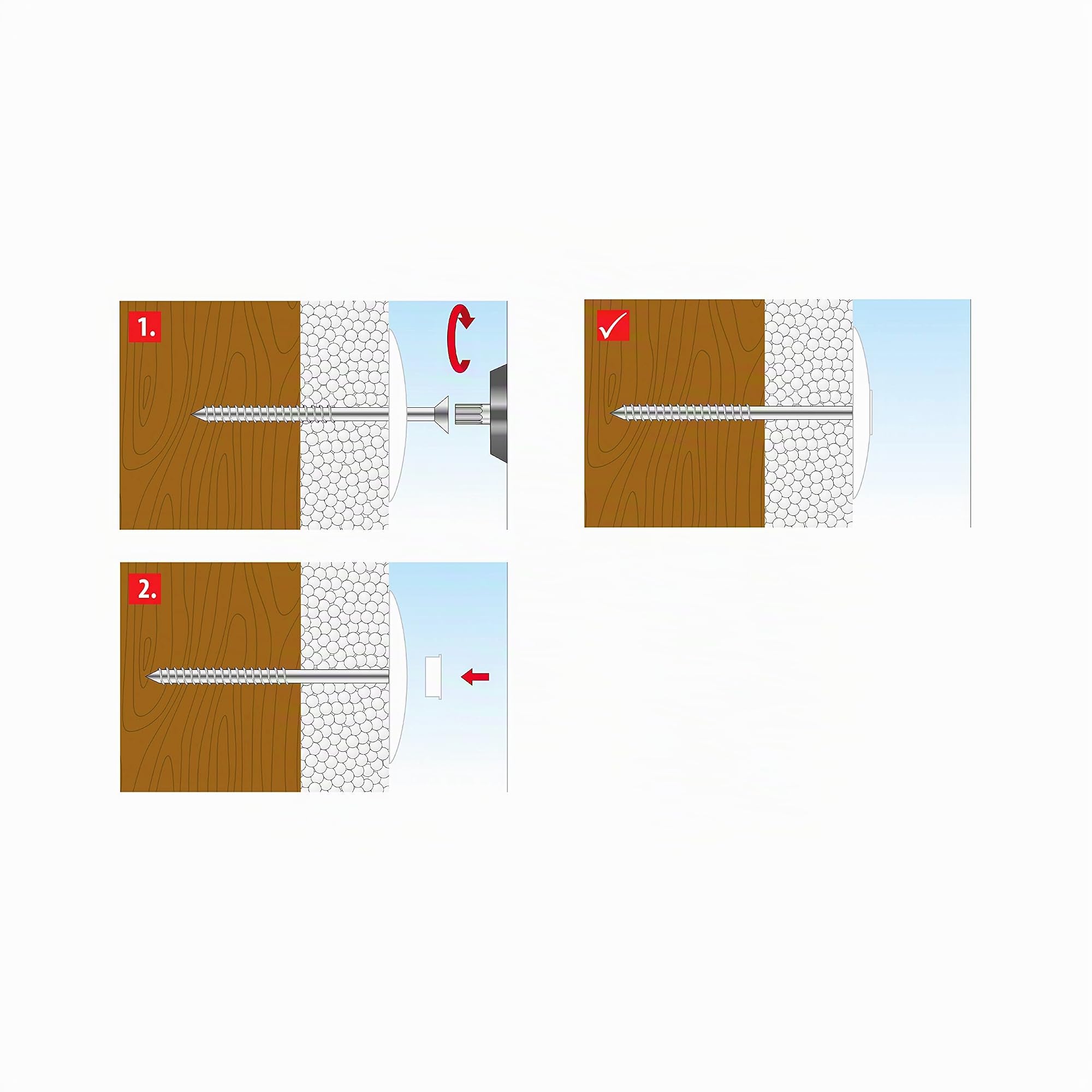TOX Rondelle pour isolation disc 60 mm, 100 pièce, 047600041