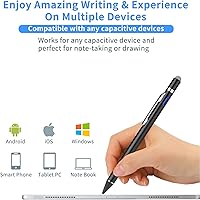 Vista 9 de Lápiz óptico para Nintendo Switch, lápiz digital EVACH con punta ultrafina de 0.069 pulgadas para Nintendo Switch, color blanco