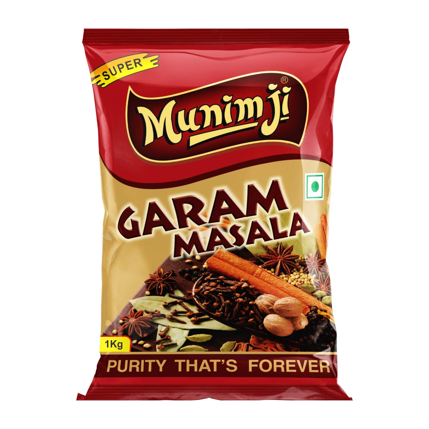Pushp Brand Munimji Garam Masala Powder (1Kg) (Pack Of 1), Vegetable Masala