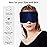 ATreebag Silk Sleep Mask for Women Men Satin, ATreebag Eye Sleeping Mask & Blindfold with Adjustable Strap, Large Size, 1 PC Navy Blue