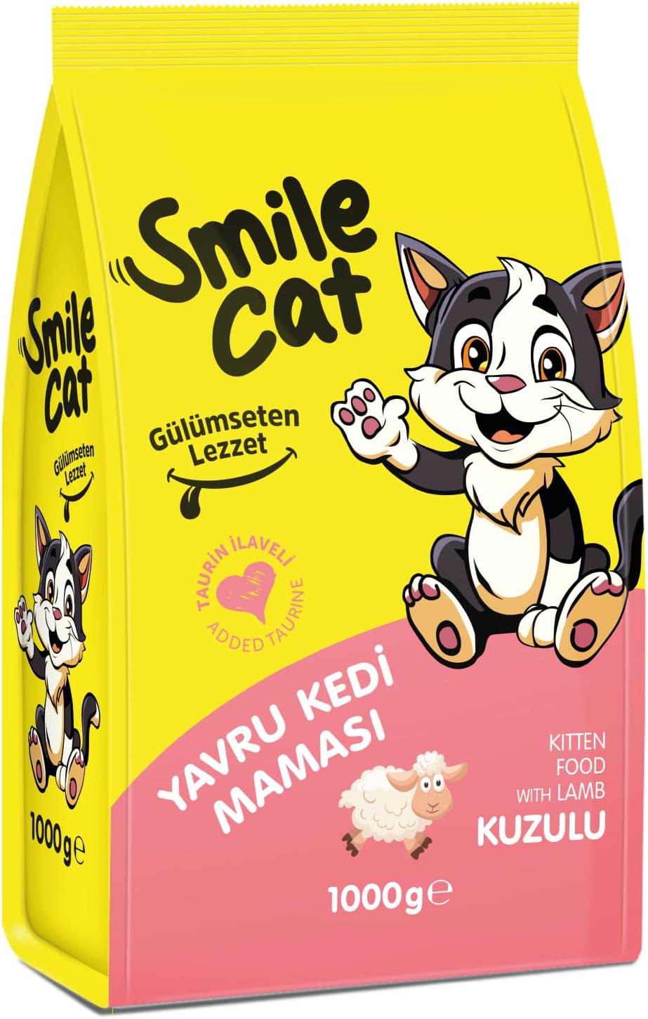 Smile Cat Yavru Kedi Kuzulu 1 kg Kuru Mama
