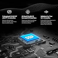 Vista 8 de Eonon Estéreo de coche de 10.1 pulgadas para Chevy Chevrolet Silverado/GMC Sierra 2014-2018, 2015 Silverado Radio CarPlay y Android Auto Head Unit