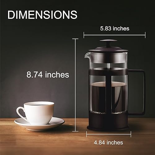 Miniatura 10 de Fino Jarra de repuesto para cafetera de prensa francesa de 3 tazas y 12 onzas (artículo 72002)