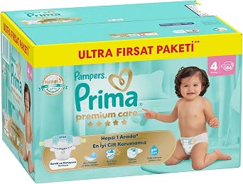Prima Bebek Bezi Premium Care 4 Numara 84 Adet Ultra Fırsat Paketi