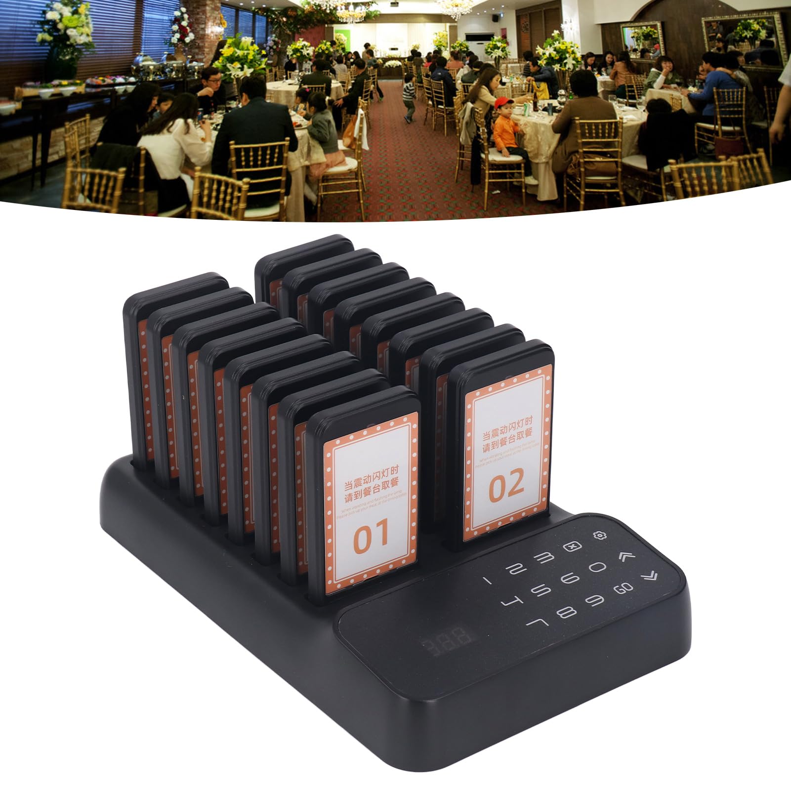 TOPINCN Cercapersone Ristorante Wireless 16 Cercapersone Ospiti (1)