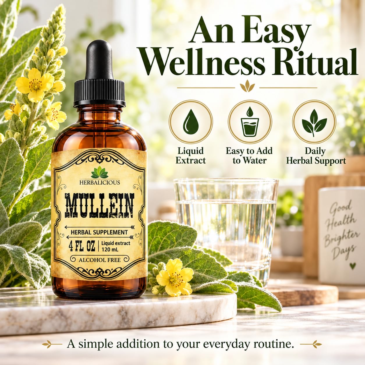 Mullein Drops for Lungs – Organic Lung Cleanse Supplement with Mullein Leaf Extract (Verbascum Thapsus) – Vegan, Non-GMO Liquid Formula – 4 Fl Oz — Amazon image 7