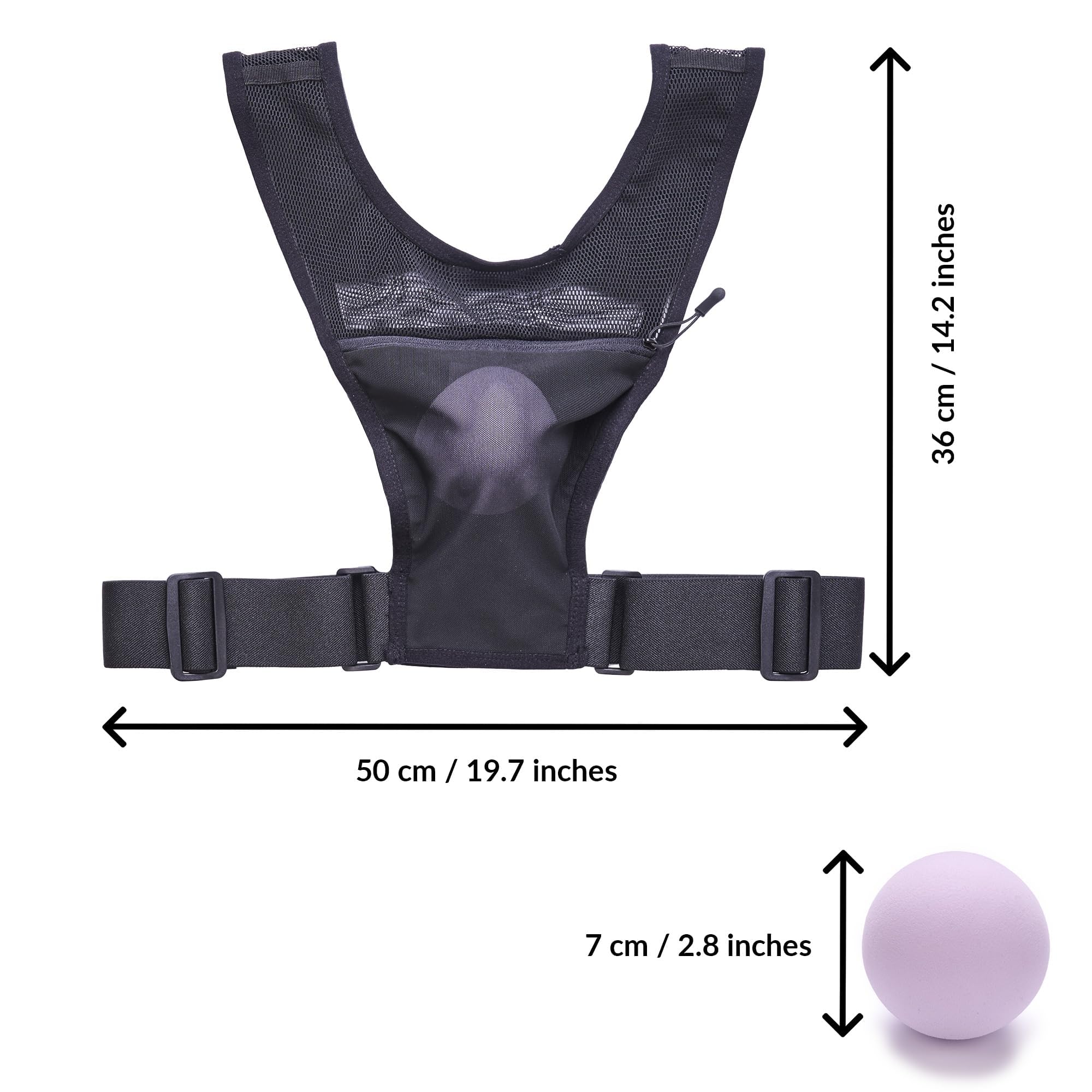 ODOXIA Gilet Anti Ronflement Appareil Anti Ronflement Thérapie Positionnelle Apnée du Sommeil Léger Réglable