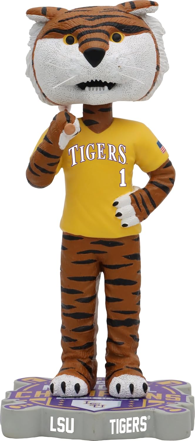 Mike The Tiger LSU Tigers 2023 College World Series National Champs Bobblehead