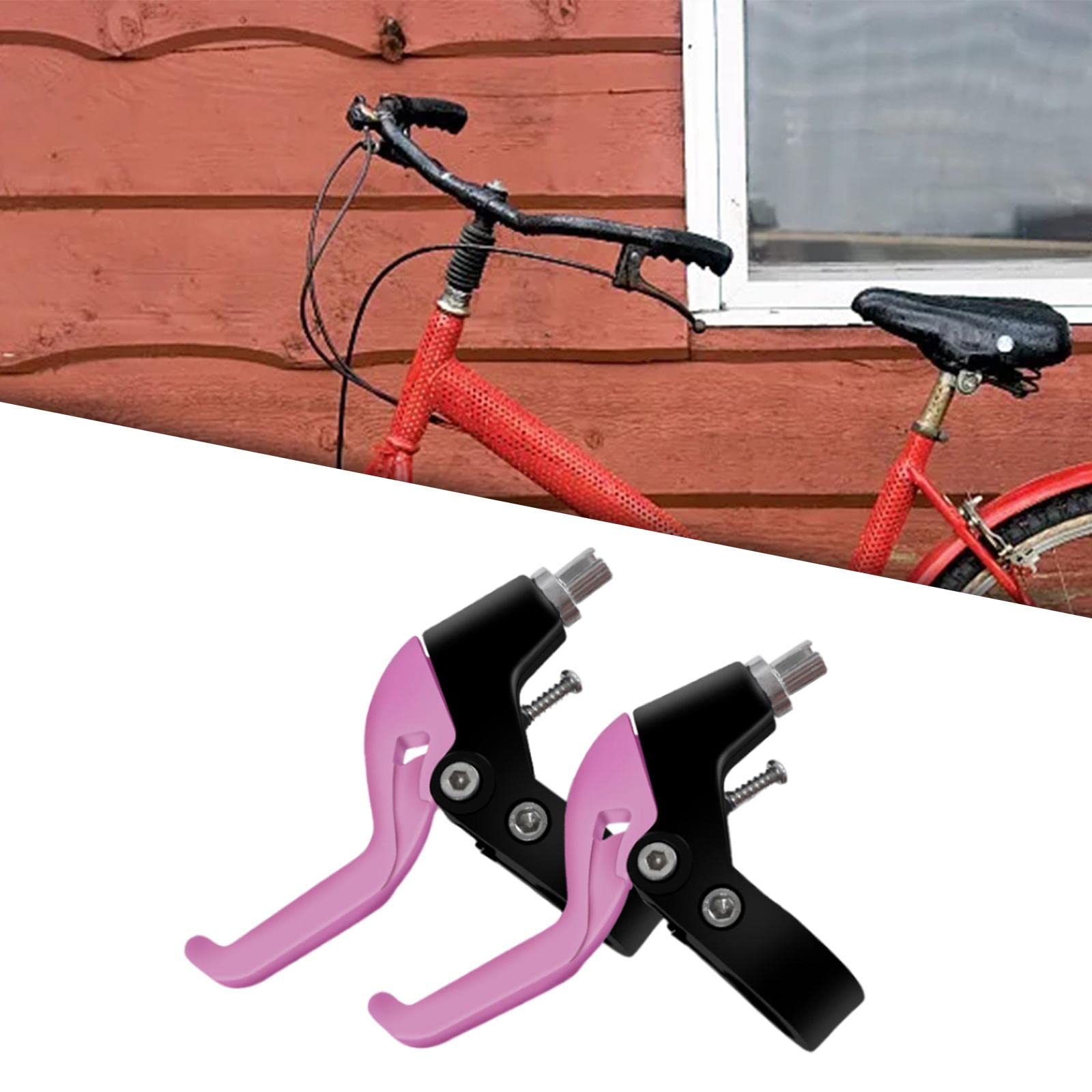 Colaxi Kids Bicycle Brake Lever Kids Bike Brake Lever Pink Universal for 12-20 inch Children's Bike Childrens Bike Brake Lever Bicycle Accessories