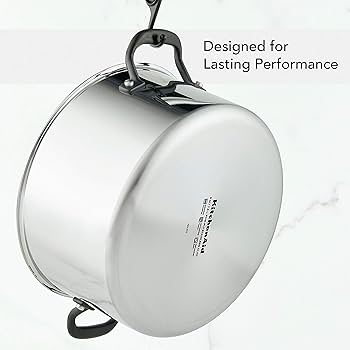 Amazon.com: KitchenAid 5-Ply Clad Polished Stainless Steel Stock
