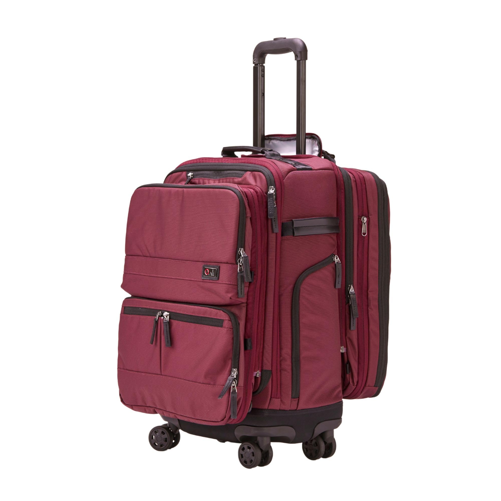 Trilogy Modular System I Modular 4-wheel spinner carry-on, with two zip-off bags! All 3 are Expandable! You get 3 bags in 1! Mix and match; take apart