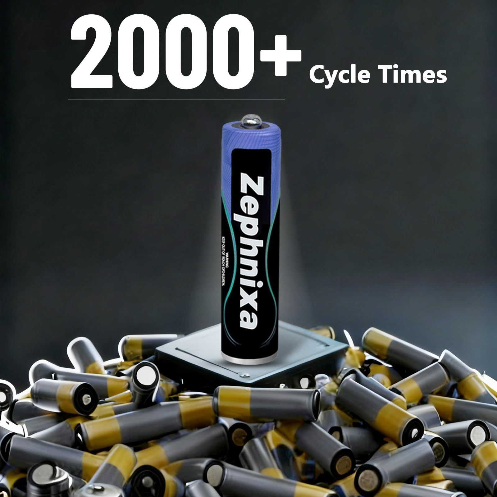 Lot de 8 piles rechargeables AAA 1100 mAh pour téléphones sans fil BT Panasonic, haute capacité, faible auto-décharge 1,2 V NiMH AAA 2000 cycles de recharge