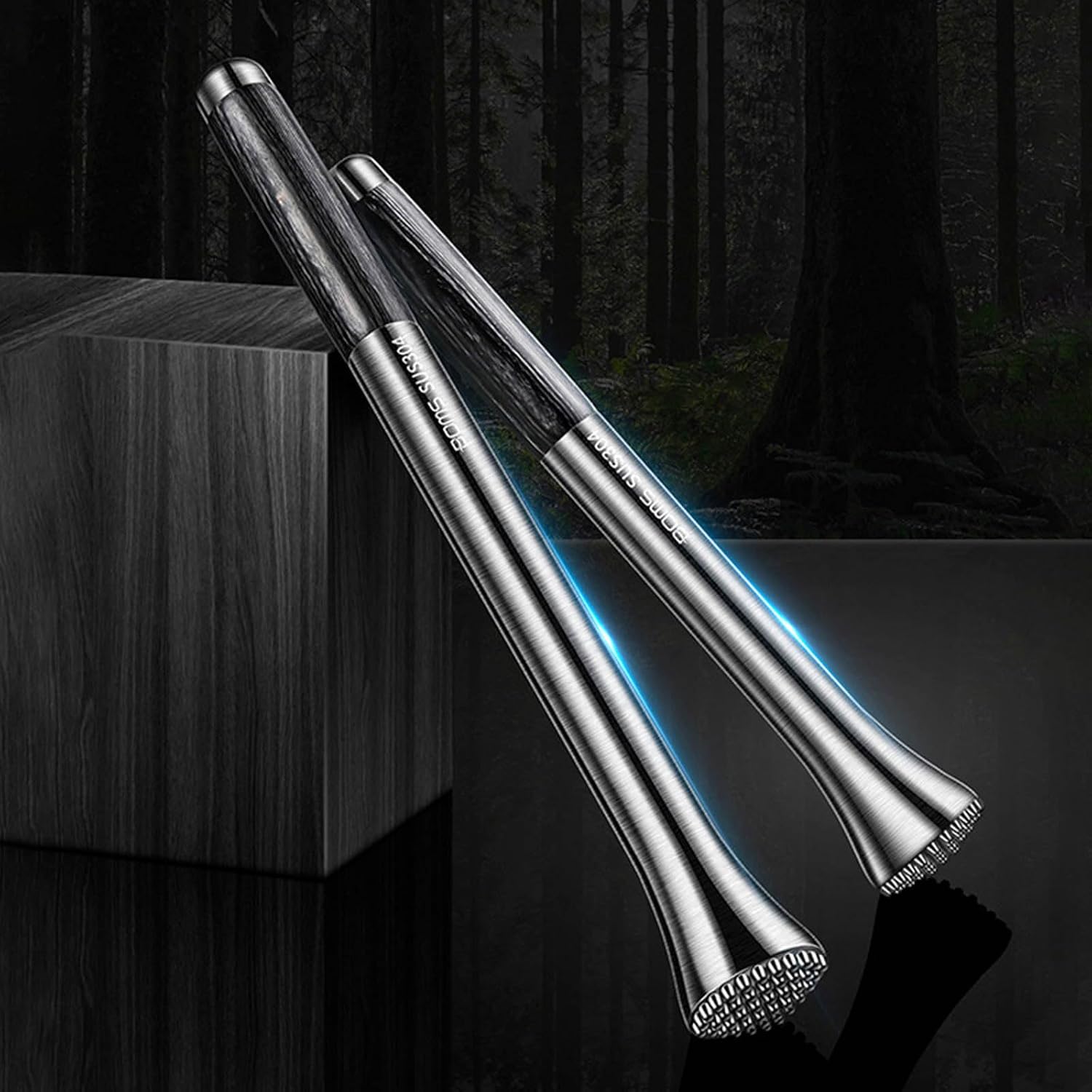 Stainless Steel Cocktails Stirrer Ice Breakers Compact Size Fruit Muddle Ice Crushing Rod Ice Hammers Accessories