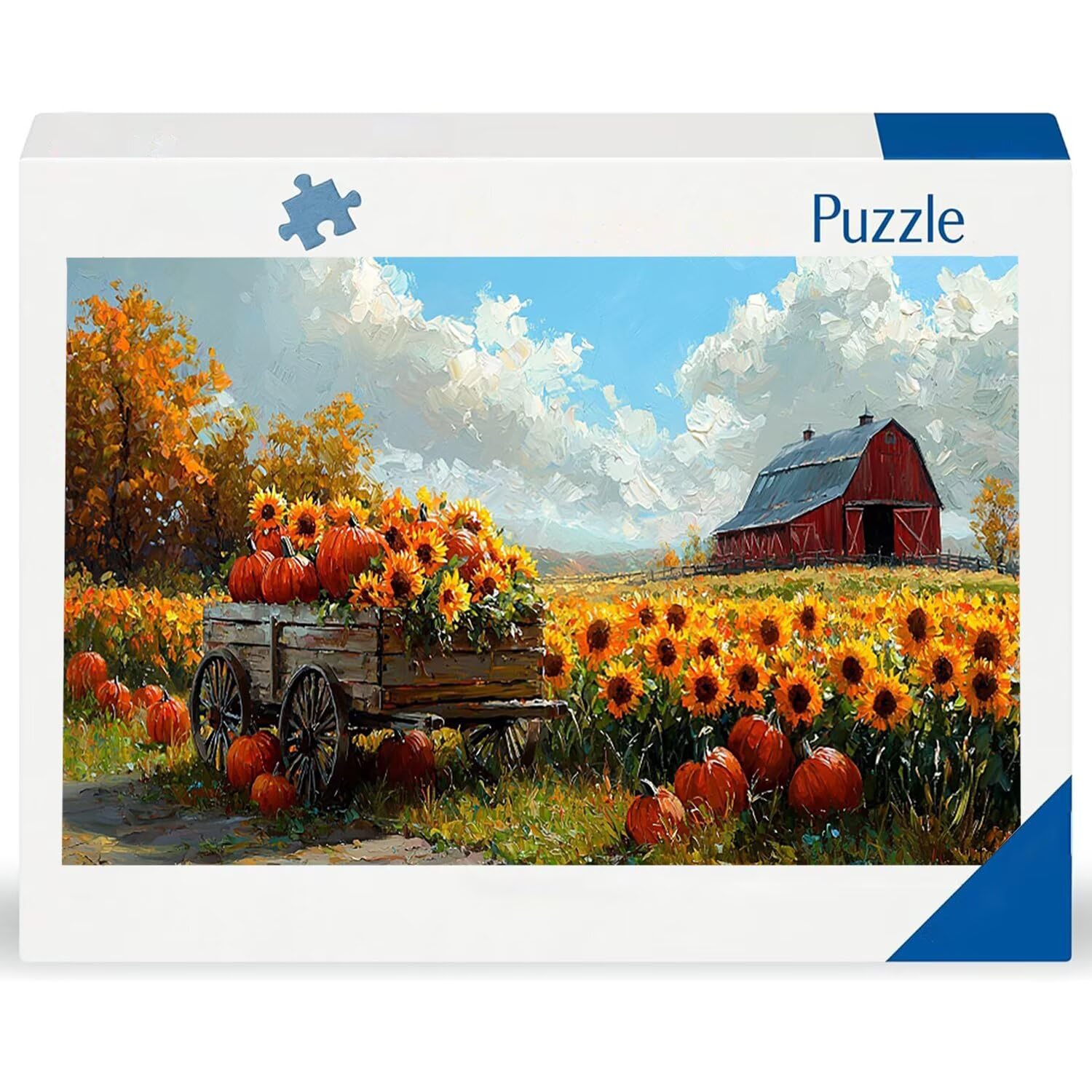 Puzzle de Madera para Adultos 2444 Piezas - Pastos de otoño, Obra de Arte de Juego de Rompecabezas para Adultos, Puzzle de Impresión de Alta Definición Multicolor, Pasatiempo Creativo Regalo b-801
