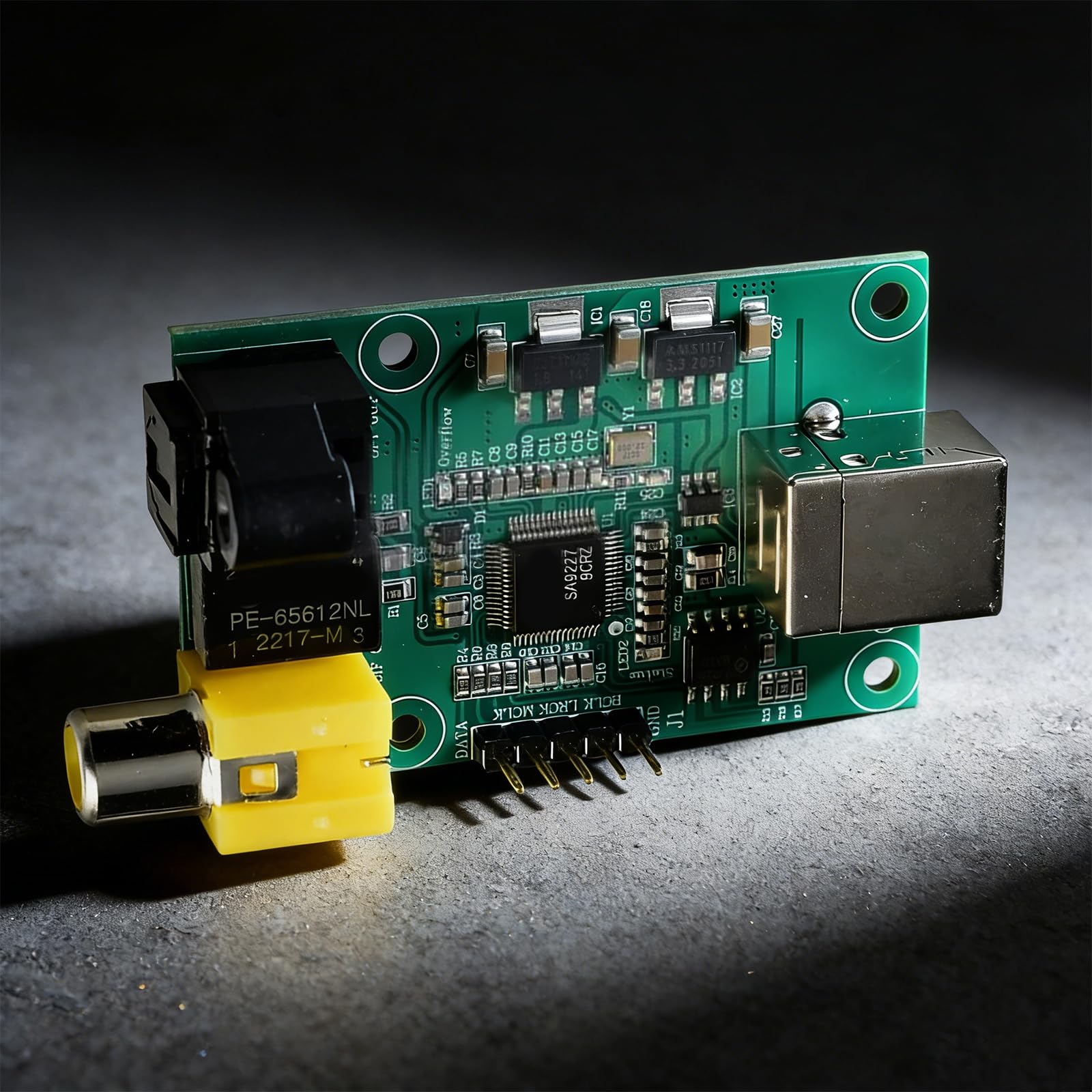 Compatibilité universelle, carte convertisseur USB vers SPDIF, prend en charge l'audience haute résolution jusqu'à 32 bits, 384 kHz, DSD256 Auditory