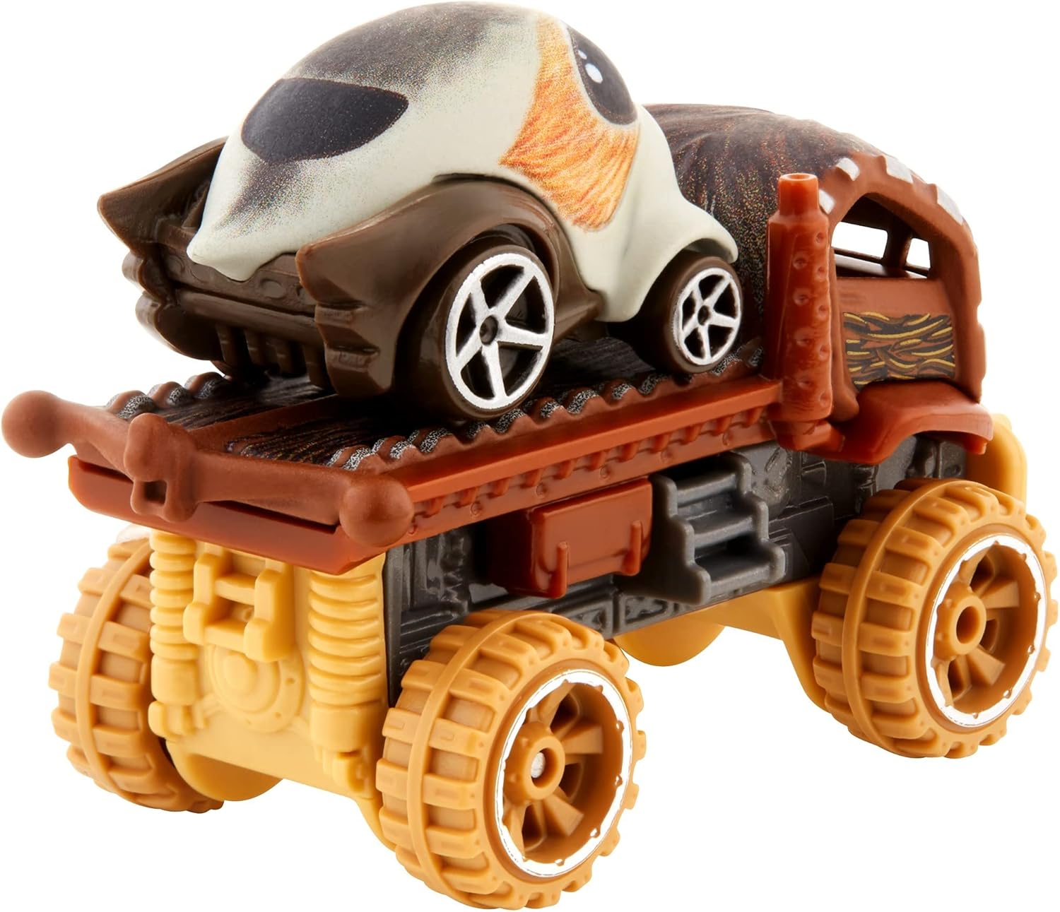 Hot Wheels Chewbacca with PORG Vehicle