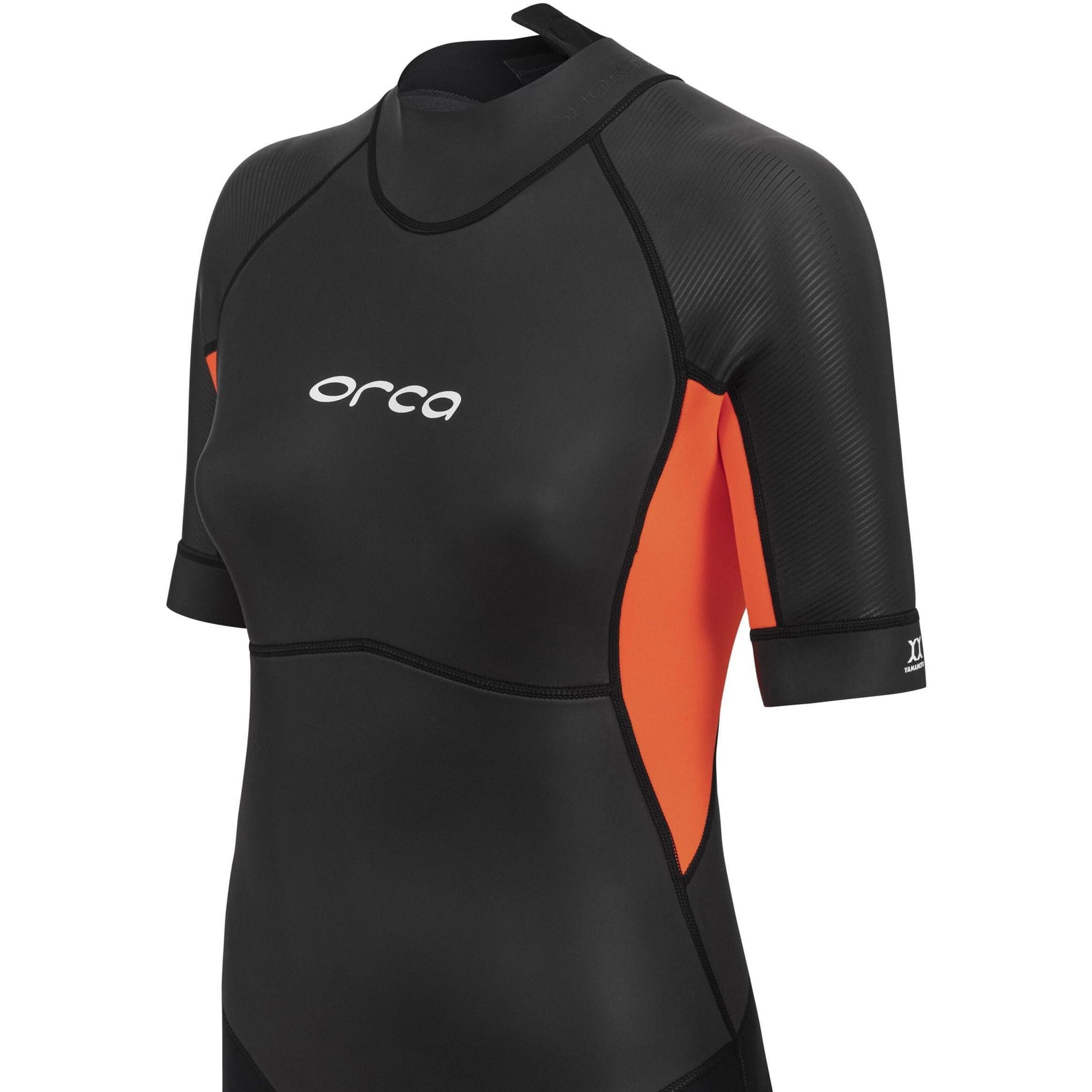 Orca Openwater Vitalis Shorty Neoprenanzug Damen Farbe schwarz/orange