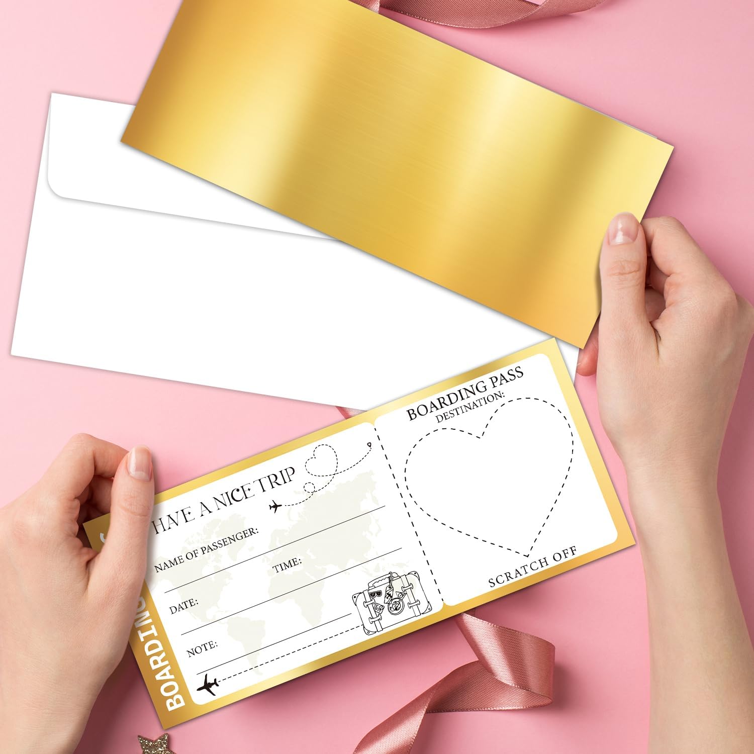 Best Travel Gift - Golden Plane Tickets Surprise Scratch & Reveal Review