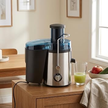 Dual Speed Juicer Machine 500Ml 75Mm Feed Chute, 1 Pack