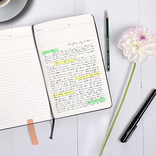 Miniatura 7 de Cuaderno negro para el trabajo, cuadernos de 8 x 6 pulgadas para tomar notas y escribir, diario de negocios de tapa blanda y bloc de oficina sin