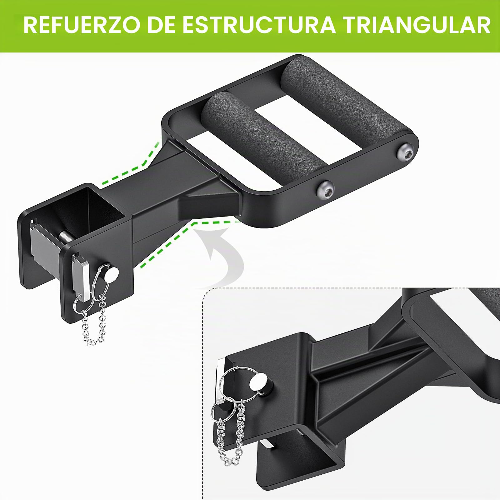 Kipika Accesorio de barras de inmersión de agarre múltiple para rack de potencia, asas de agarre anchas y estrechas, accesorios de inmersión para gimnasio en casa, entrenamiento de fuerza, agarres