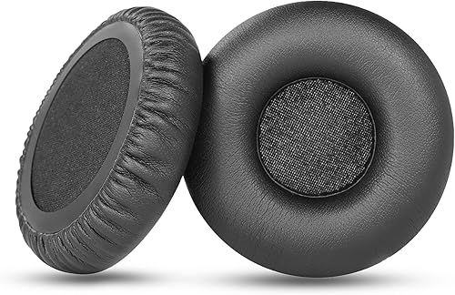 Miniatura 6 de Almohadillas de repuesto para auriculares de espuma compatible con Sony MDRZX110NC MDR ZX110NC (negro)