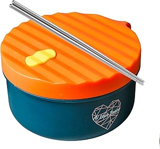 Ai Love Peace Ramen Bowl,Ramen Cooker,Microwave Ramen Bowl,Ramen Noodle Bowl 40 oz,Microwave Pasta Cooker,Portable Noodle ...