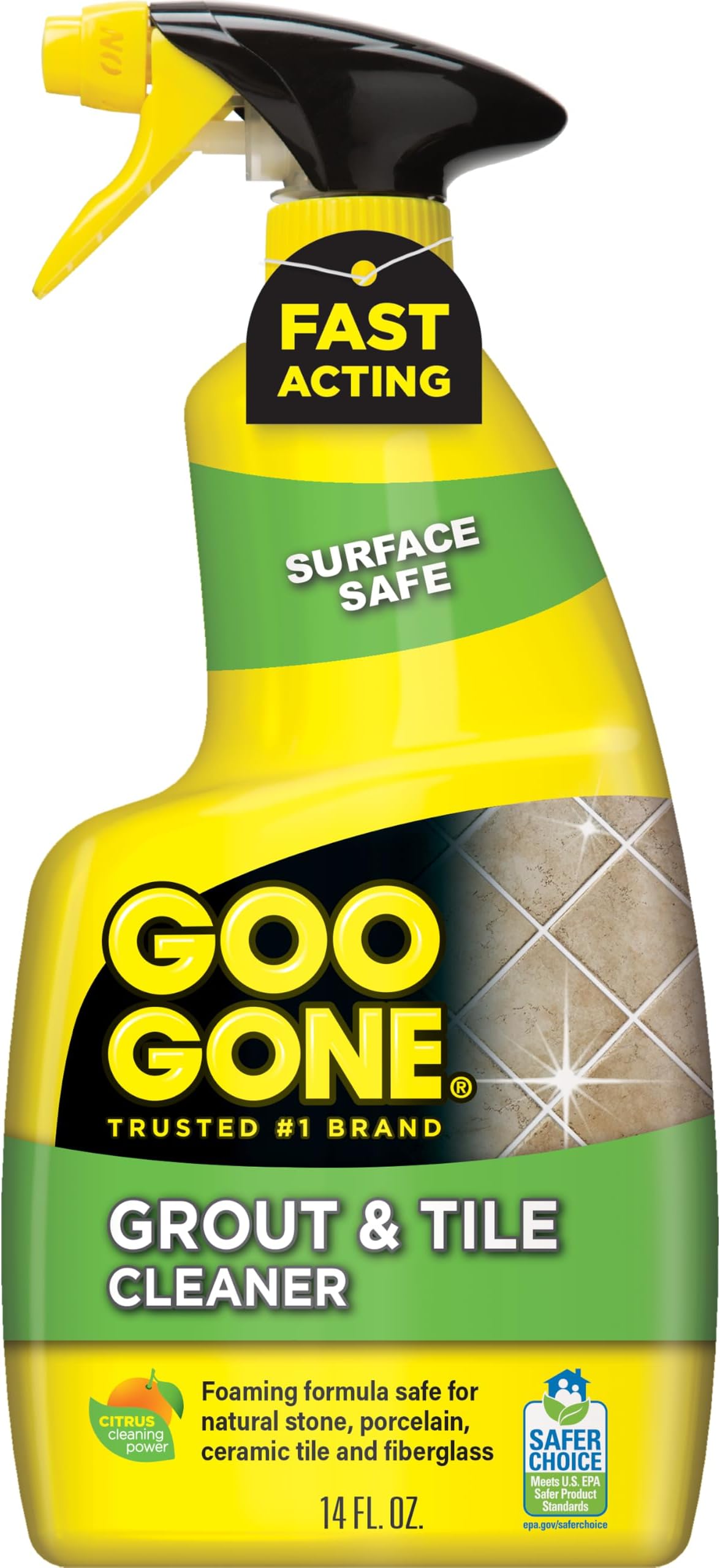 Grout & Tile Cleaner - Stain Remover - 14 Fl. Oz. | Grout & Tile Cleaners