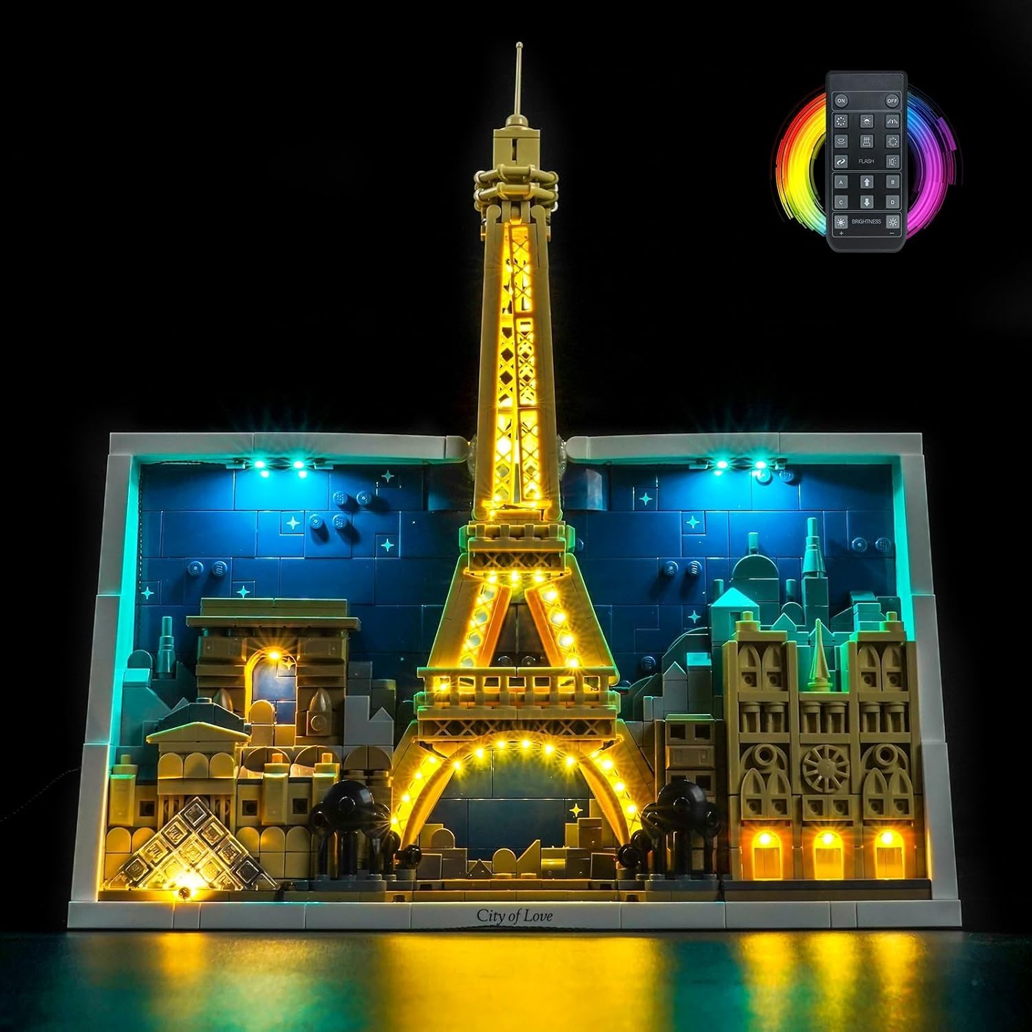 Light kit Compatible with Lego 21064 Paris – City of Love - No Model Only Lights, LED Lighting Accessories Compatible with Lego 21064 Paris City Love (RC Version)