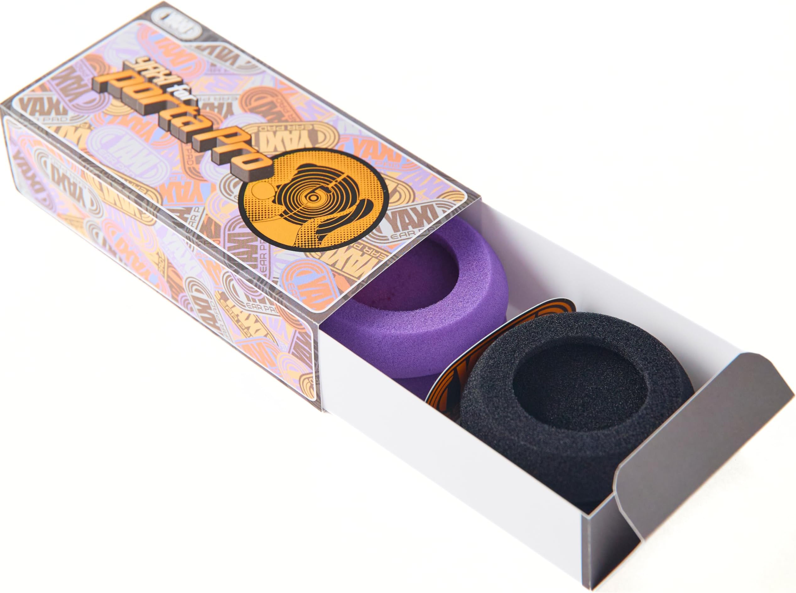 EARPADS for Koss PORTAPRO 2Pairs (Purple+Black)