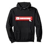 Social Media Like Share Comment Subscribe Vlogger Pullover Hoodie