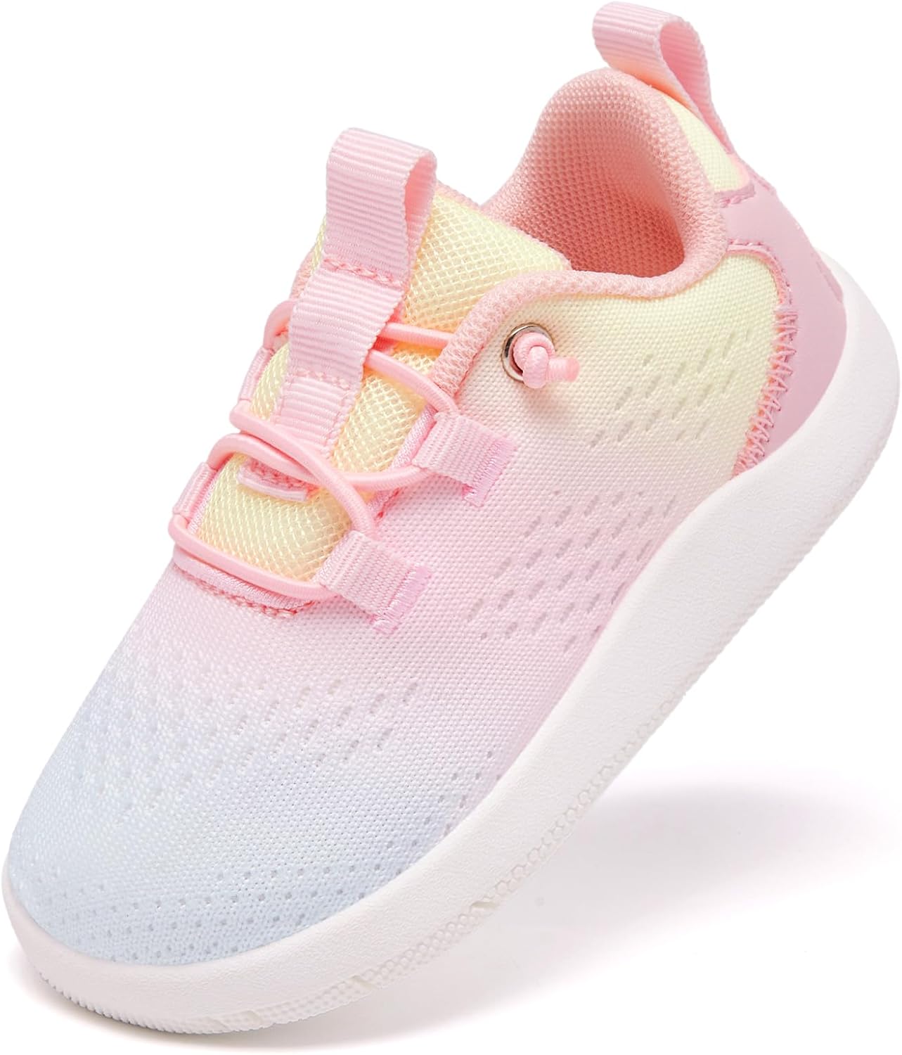 MORENDL Wide Toddler Shoes Baby Walking Shoes Girls Boys Zero Drop Minimalist Sneakers Slip On Tennis Shoe Breathable Naturally Flexible