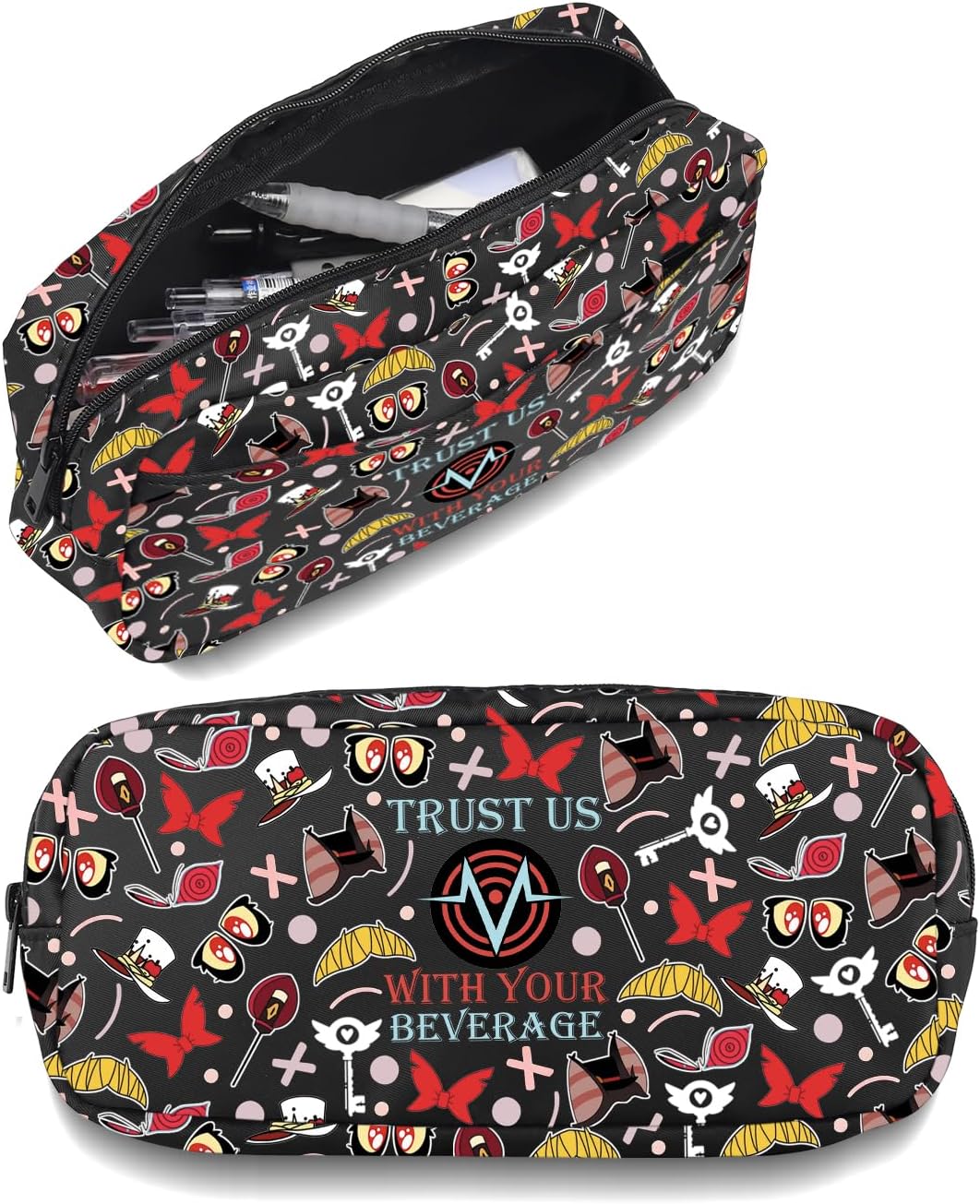 Anime Pencil Case Trust Us With Your Beverage Cartoon Anime Manga Gifts