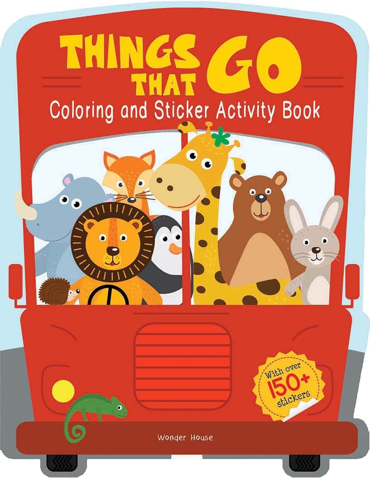 Things That Go - Coloring and Sticker Activity Book (With 150+ Stickers)