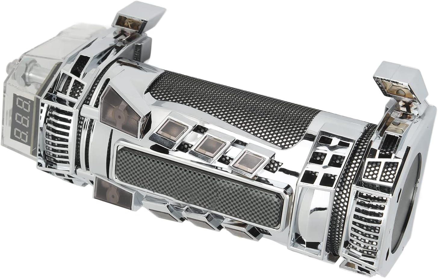 Aramox Car Capacitor, Digital Power Capacitor 4 with 3 Digit Voltage Display for Car Audio