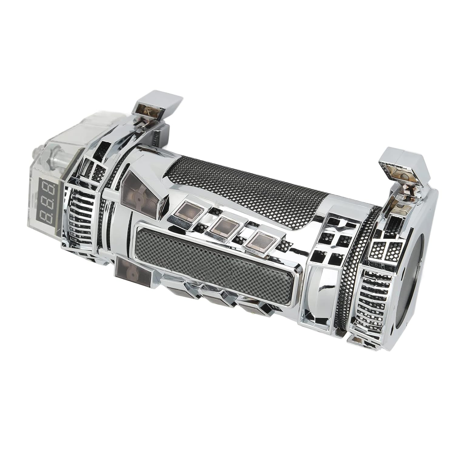 Qiilu 4.0 Capacitor, 12V Car Storage Reinforcement Capacitor with 3 Digit Voltage Display