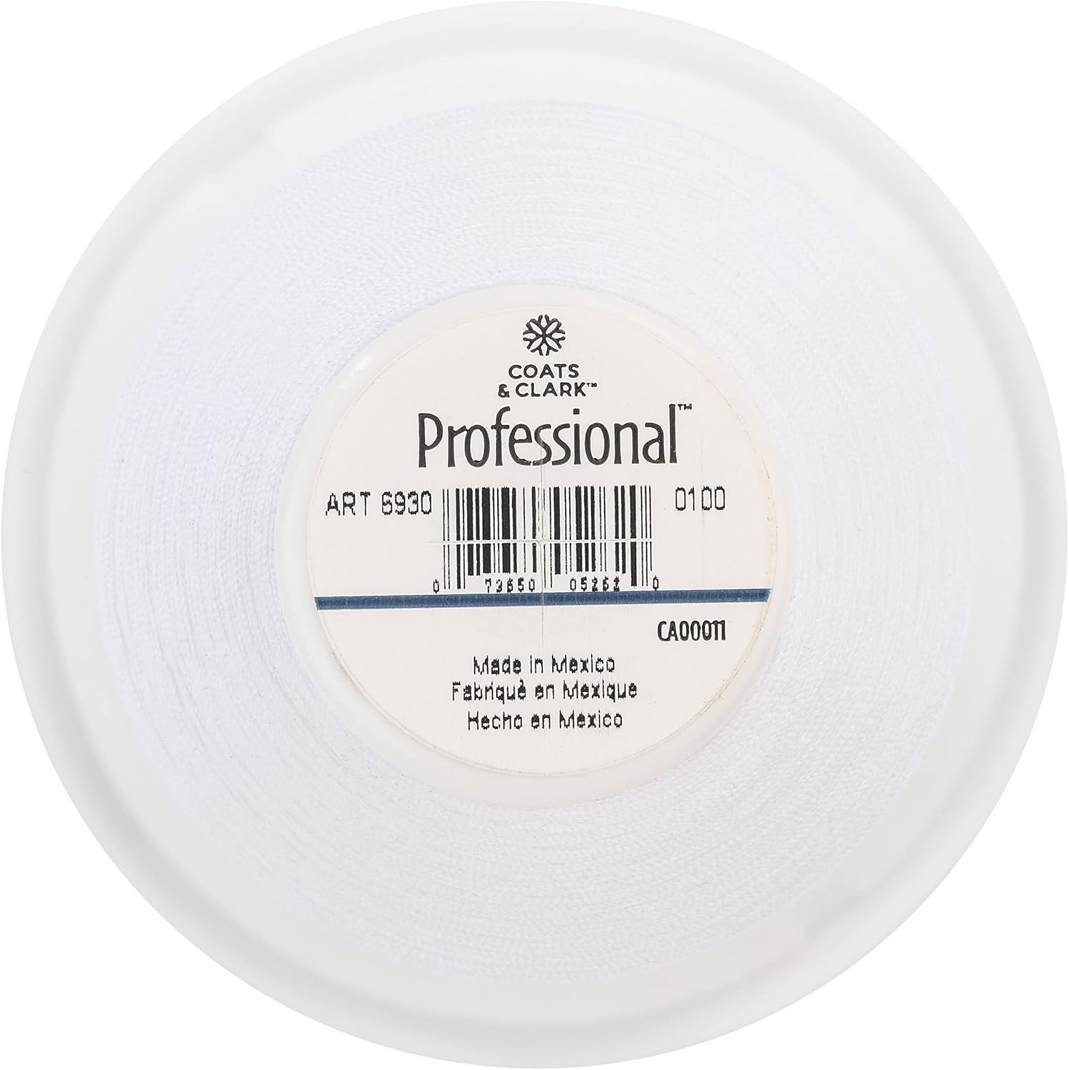 Coats & Clark Professional All Purpose Thread, 3000 yds, White