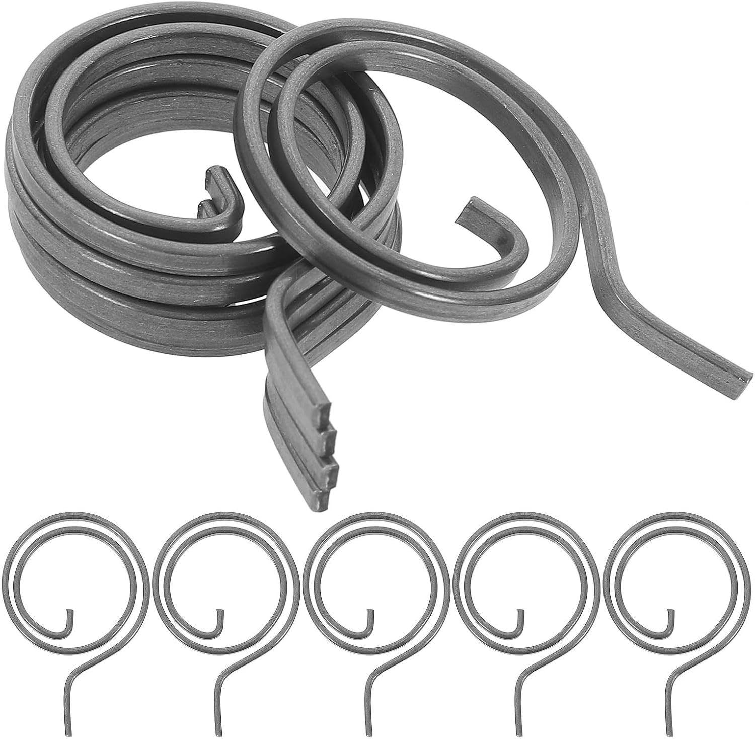 Lurrose 10 Pieces Iron Lock Core Springs for Bedroom Door Lock Spring Kit Bulk Replacement for Anti-Theft Doors Heavy Duty Accessories