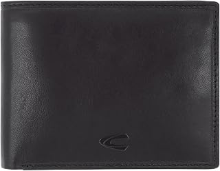camel active Como Herren Geldbörse Querformat RFID Leder Mittelgroß Schwarz