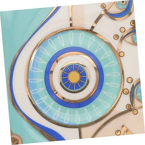 Miniatura 3 de BESTOYARD 4 unids decoración del hogar bandeja de joyería bandeja cosmética bandeja azul bandejas decorativas bandeja tuerca anillo titular baratija